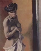 Felix Vallotton Naked Brown Torso oil on canvas